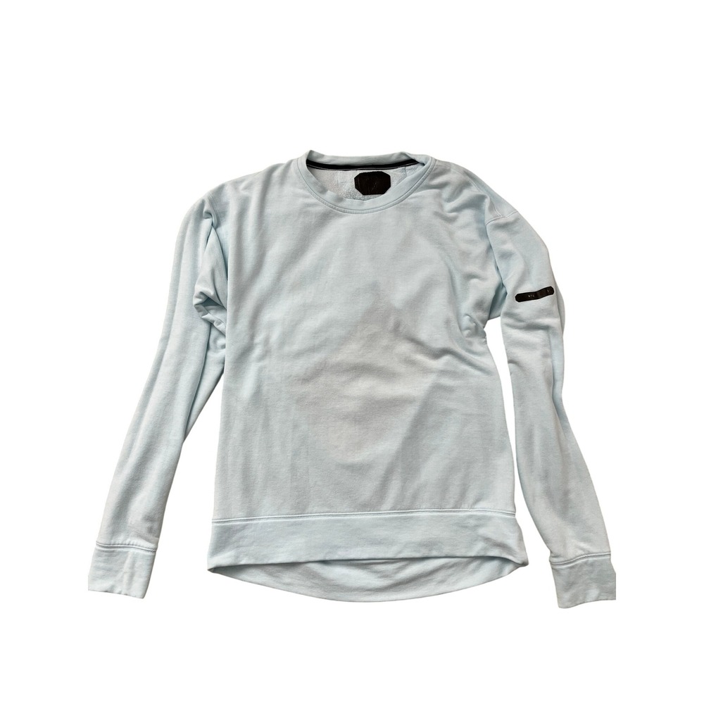 Under Armour‎ Light Blue Open Back Crew Neck Sweatshirt Womens Size L